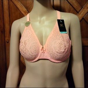 Wacoal Bra Peach Lace 38C